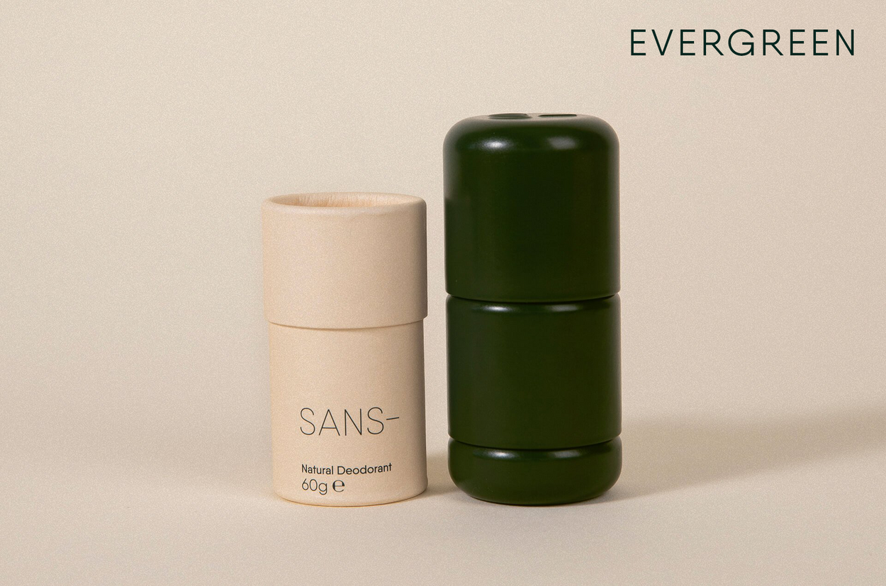 Sans London natural deodorant Starter Kit in Evergreen